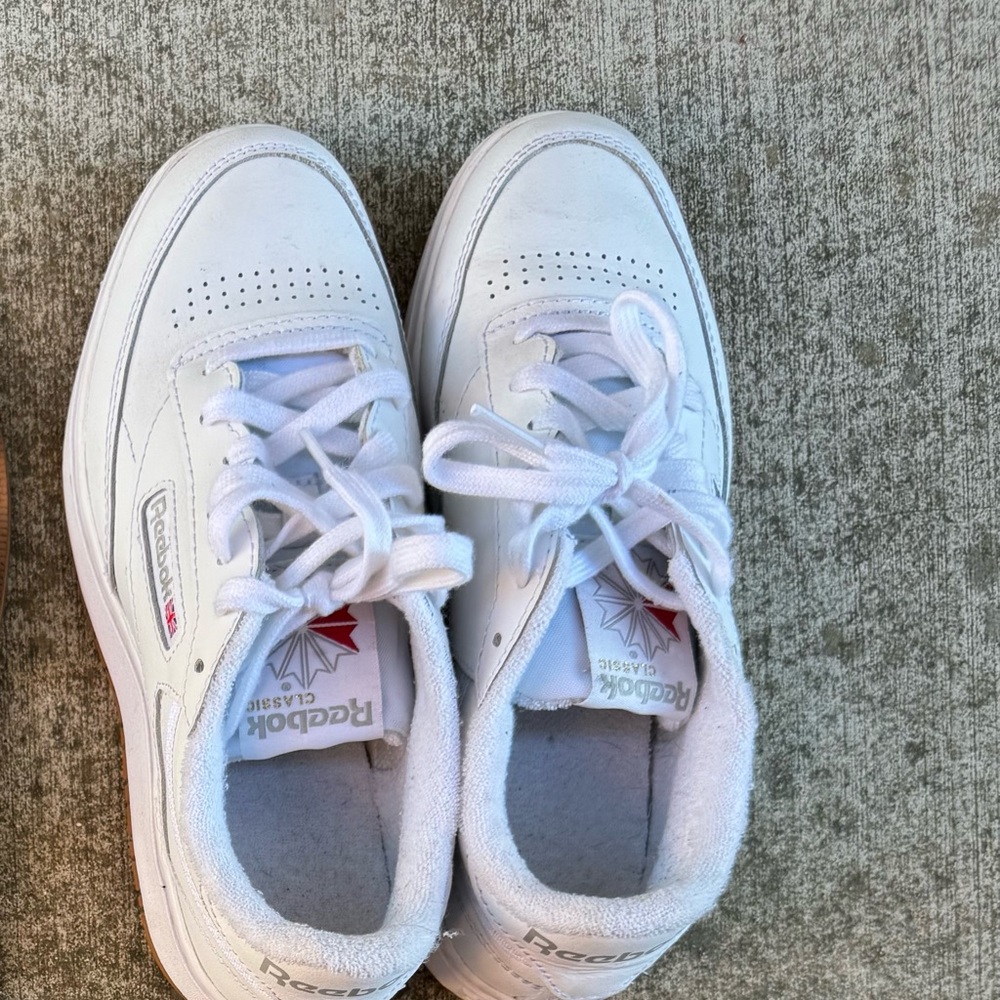 Reebok Classic White Athletic Shoes